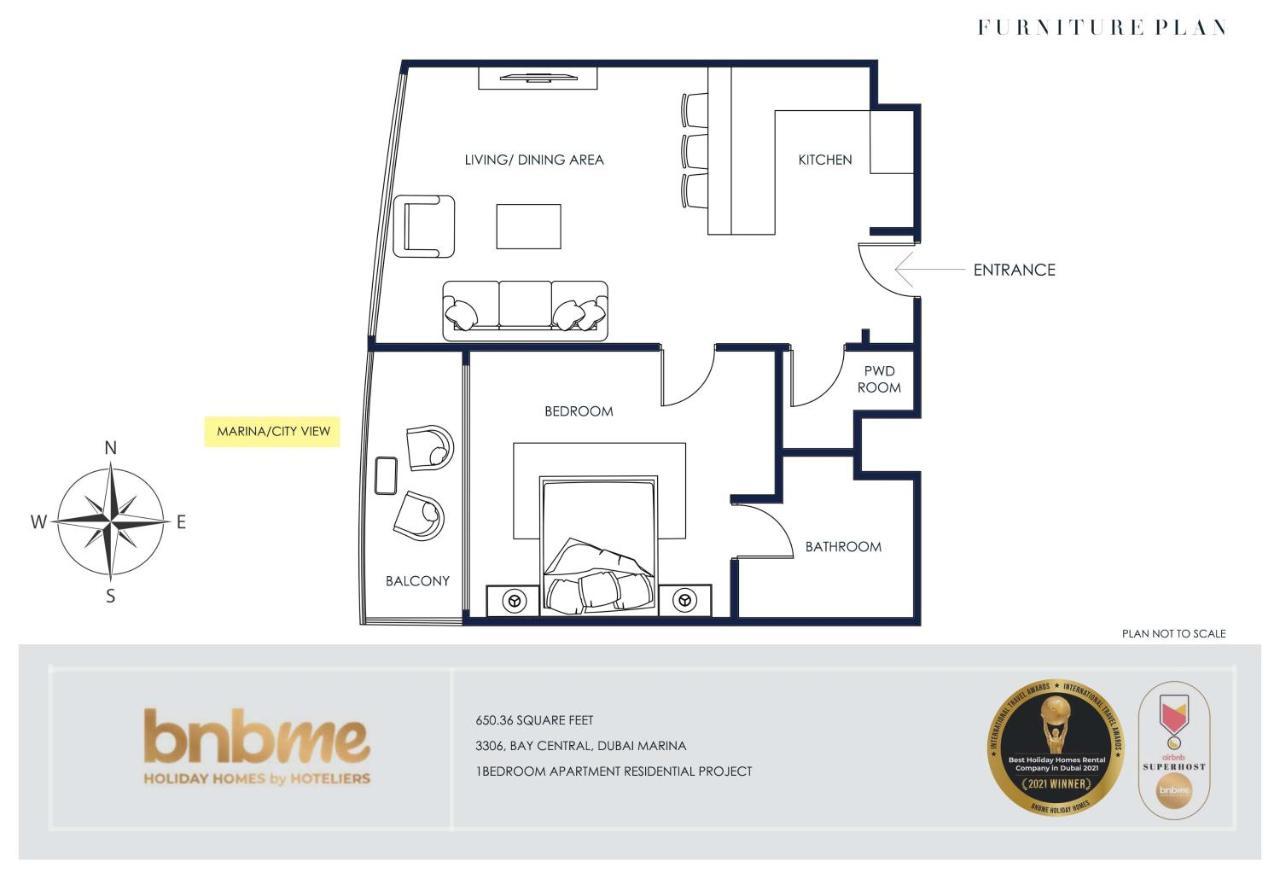 Bnbme - Bay Central Apartamento Dubai Exterior foto